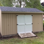 10x16 Gable on slab in Hales Corners